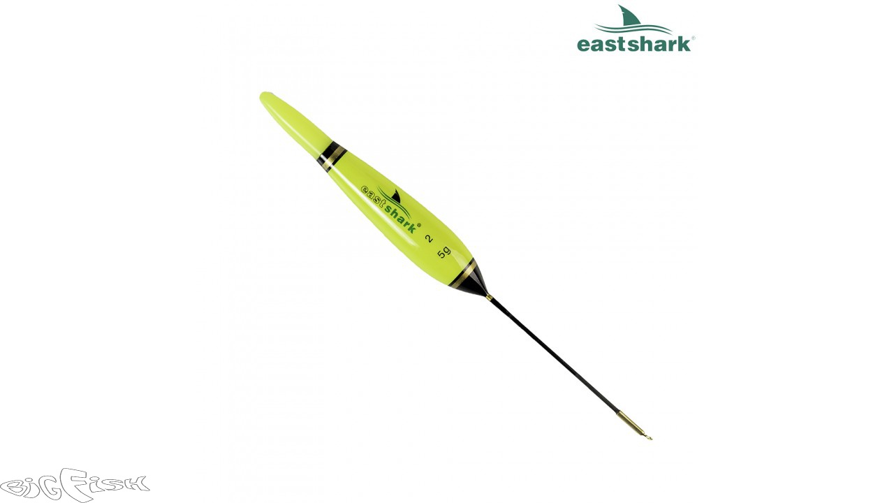 картинка EastShark Поплавок с батарейкой короткий желтый 8 гр. от магазина BigFish