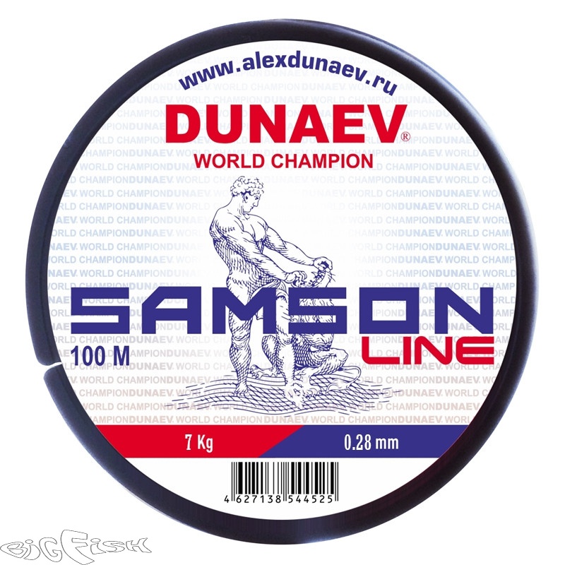 картинка Леска Дунаев Самсон диаметр 0.28 мм. от магазина BigFish