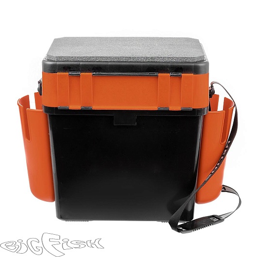 картинка Ящик зимний FishBox (19л) оранжевый Helios от магазина BigFish