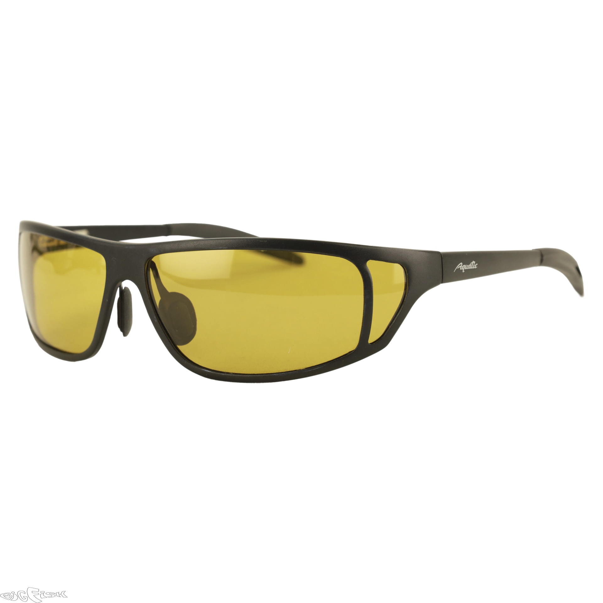 картинка Поляризационные очки Aquatic в титановой оправе (цвет линз желтый) от магазина BigFish