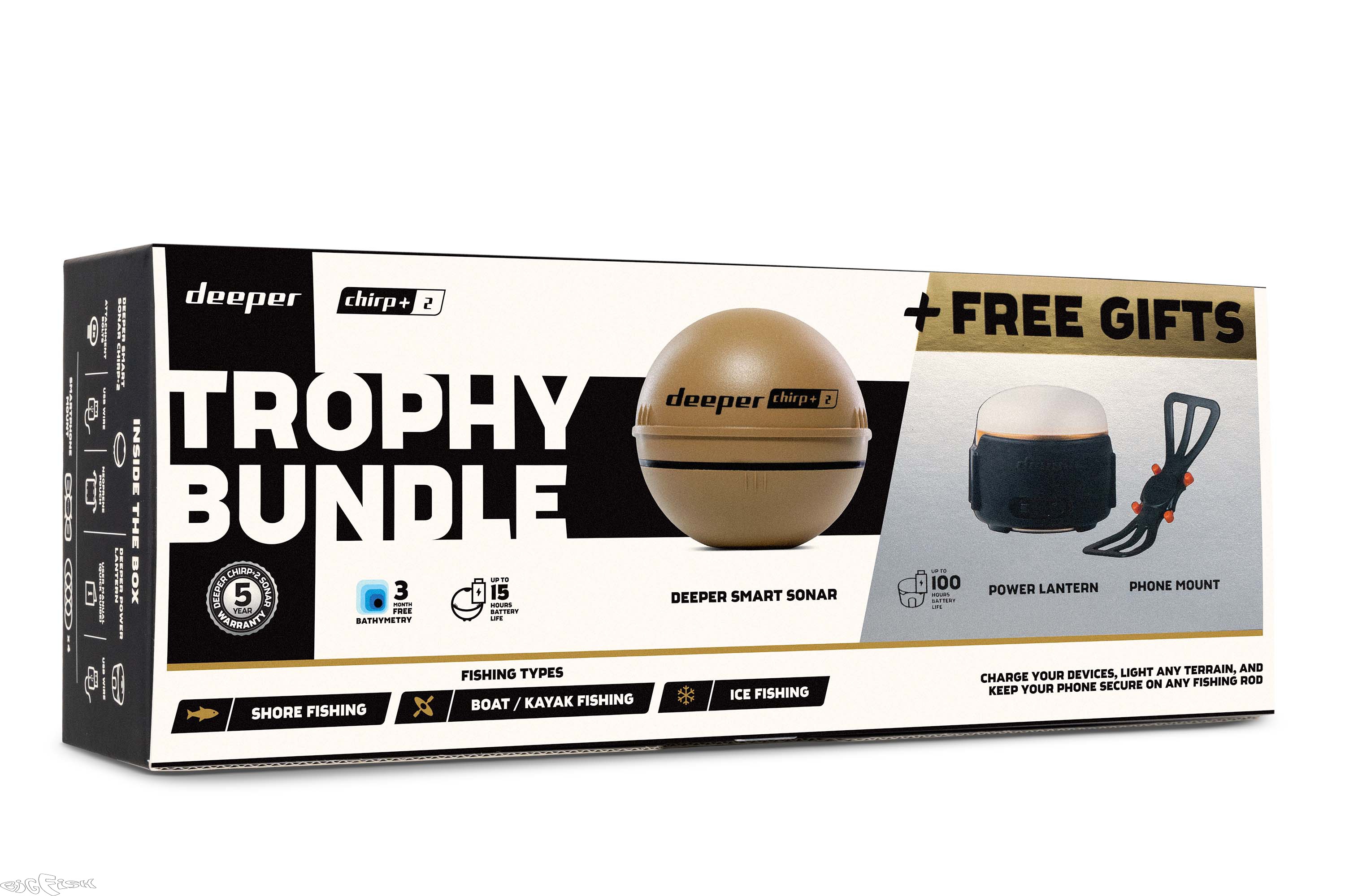картинка Беспроводной эхолот Deeper CHIRP+ 2.0 Trophy Bundle 2022 от магазина BigFish