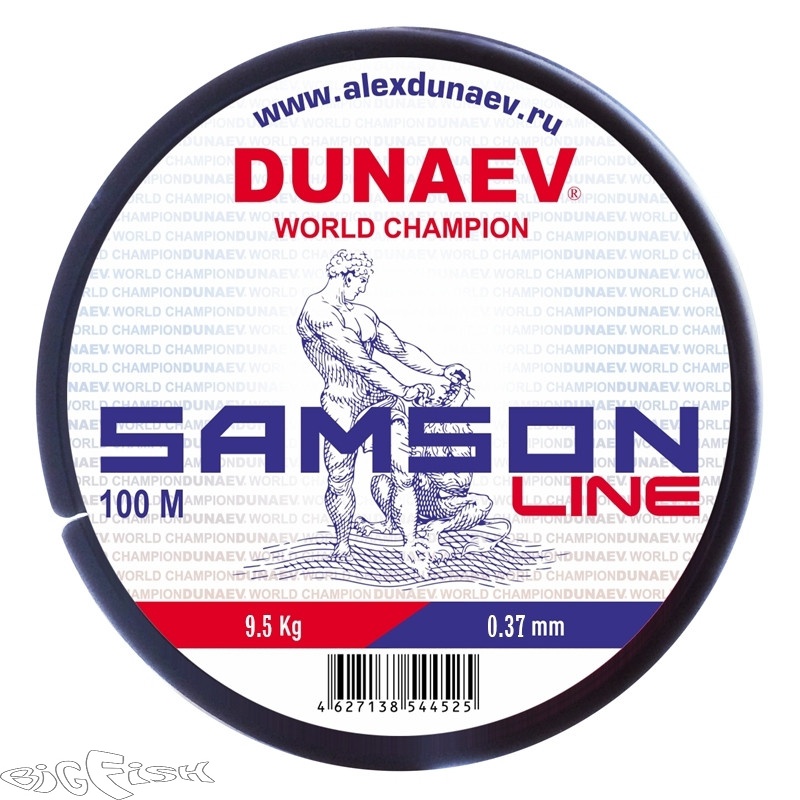 картинка Леска Дунаев Самсон диаметр 0.37 мм. от магазина BigFish