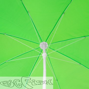 картинка Зонт пляжный d 2,4м с наклоном зеленый (28/32/210D) (N-240N) NISUS от магазина BigFish