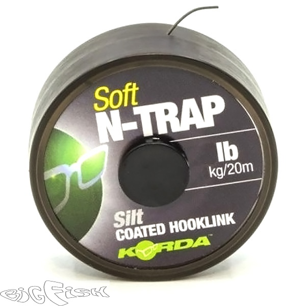картинка KORDA Поводковый материал N-Trap Soft Gravel 30lb 20м от магазина BigFish